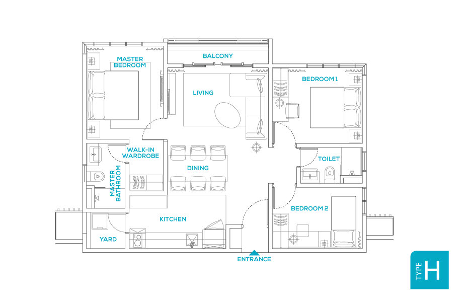 avara seputeh layout H